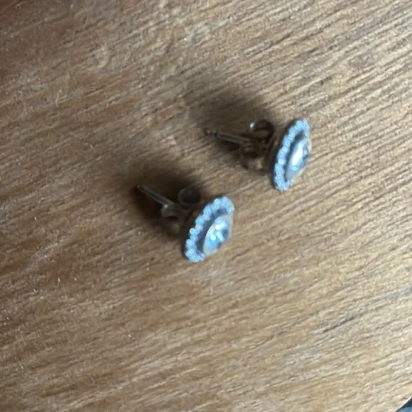 Pandora earrings, never worn, no tag - Picture 2 of 2